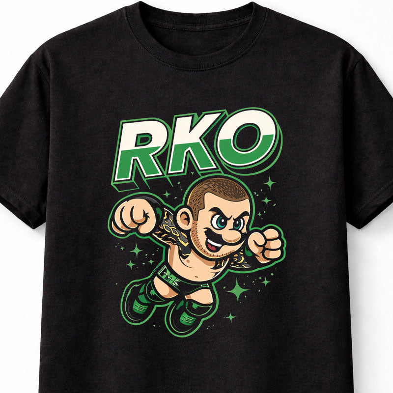 RKO Randy Orton WWE Wrestling T-Shirt Cartoon Tee Unisex Adults & Kids