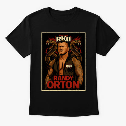 Randy Orton “RKO Viper” Retro Wrestling T-Shirt — Apex Predator Edition