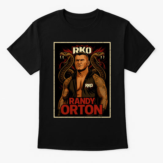 Randy Orton “RKO Viper” Retro Wrestling T-Shirt — Apex Predator Edition