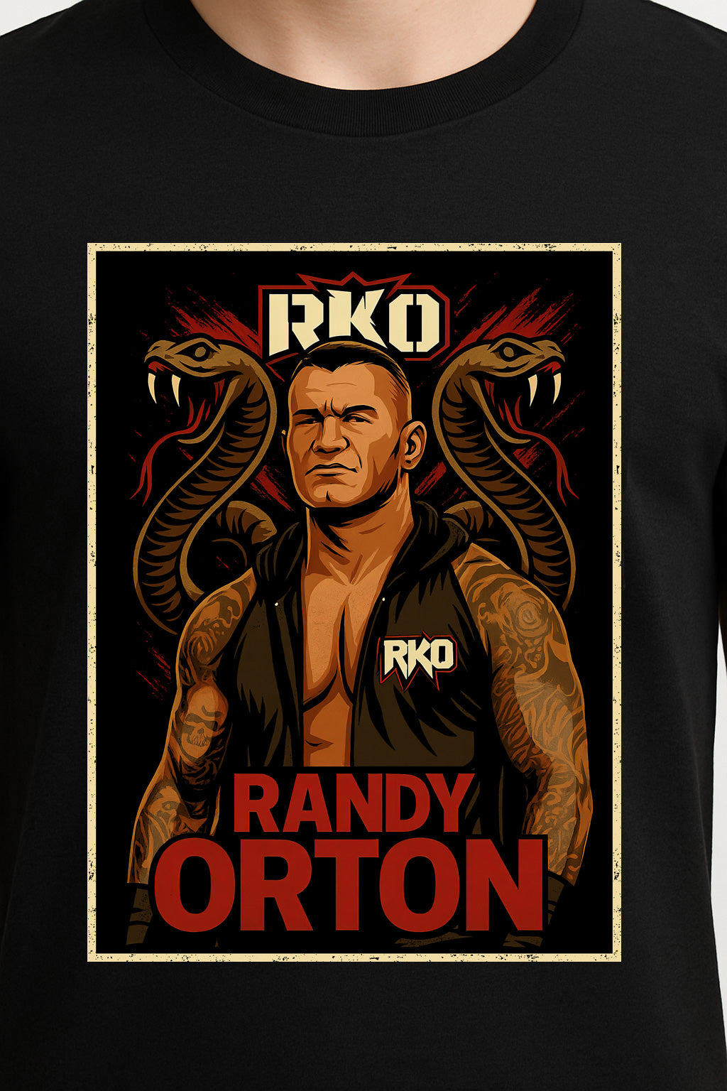 Randy Orton RKO Legend Killer Retro Wrestling Unisex Adults & Kids T-Shirt