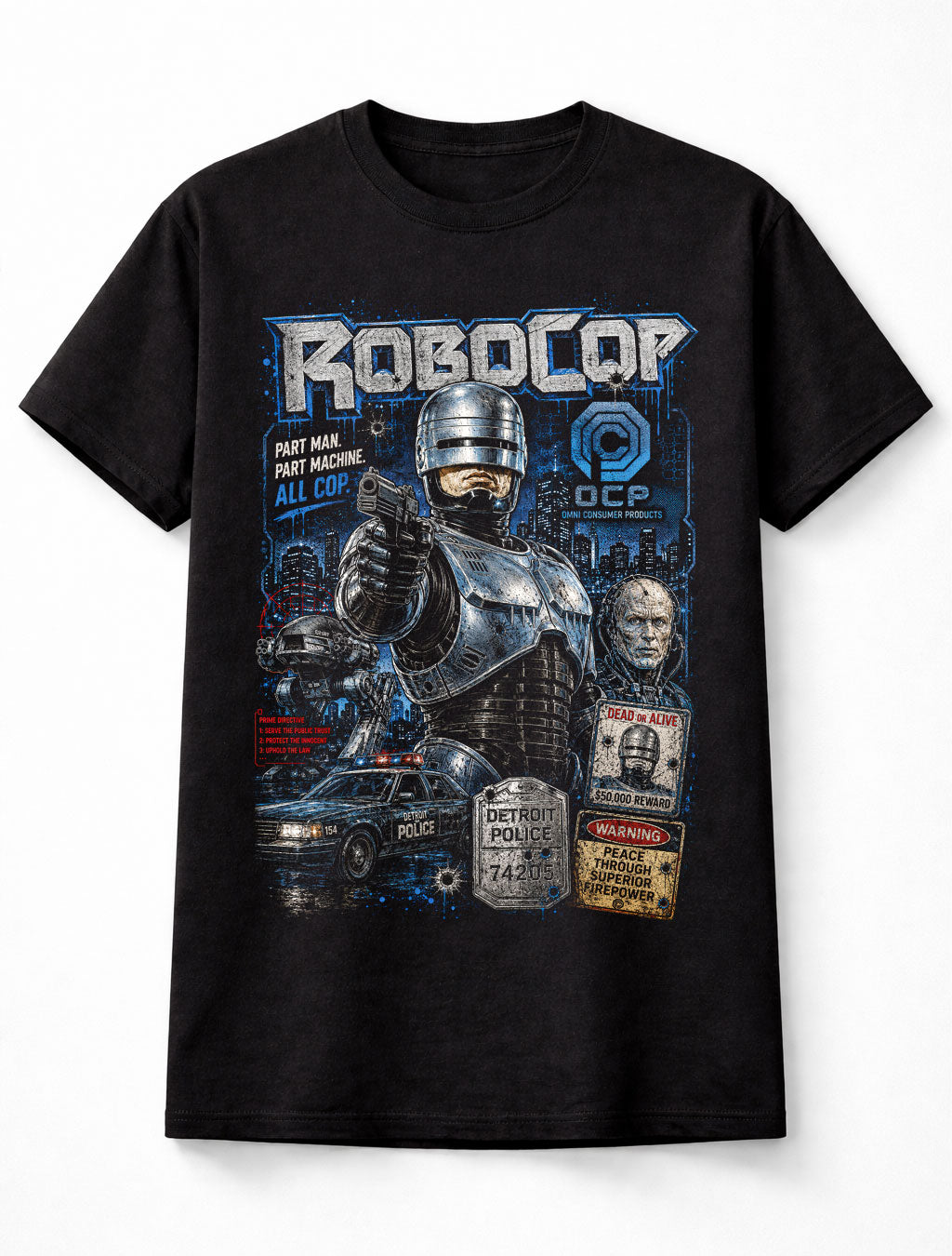 RoboCop OCP Detroit Police Sci-Fi Action Movie Unisex T-Shirt