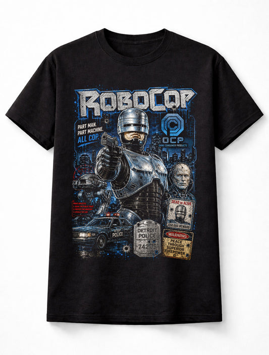 RoboCop OCP Detroit Police Sci-Fi Action Movie Unisex T-Shirt