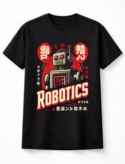 obotics Retro Robot Graphic Unisex T-Shirt Vintage Sci-Fi Tech Tee Adults & Kids Unisex T-Shirt