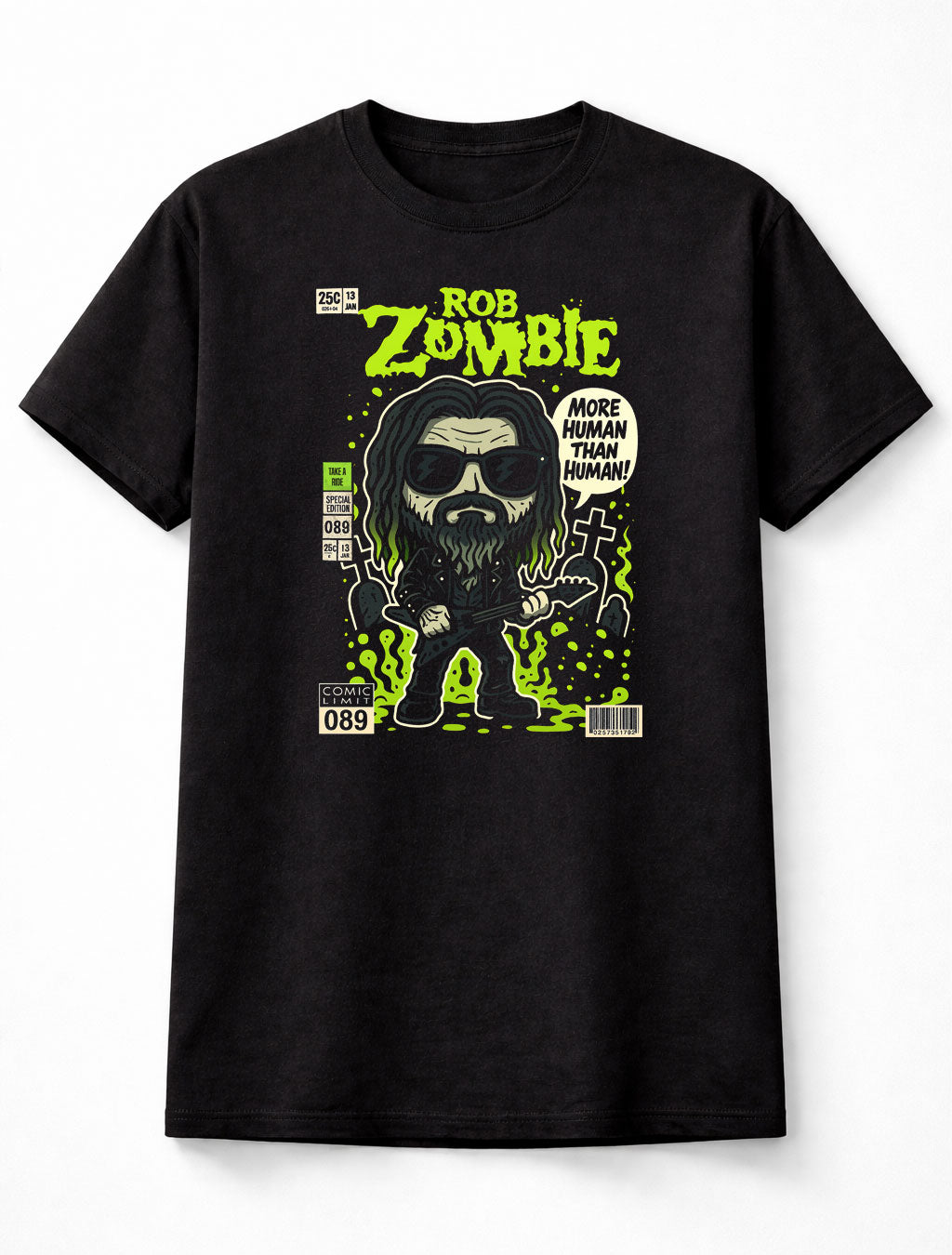 Rob Zombie More Human Than Human Horror Comic Edition Unisex T-Shirt