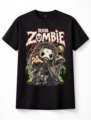 Rob Zombie Horror Metal Rock Band Skull Cartoon Unisex T-Shirt