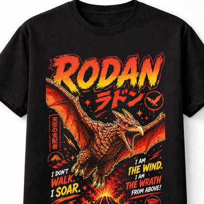 Rodan Japanese Kaiju Monster Retro Horror Graphic Unisex T-Shirt