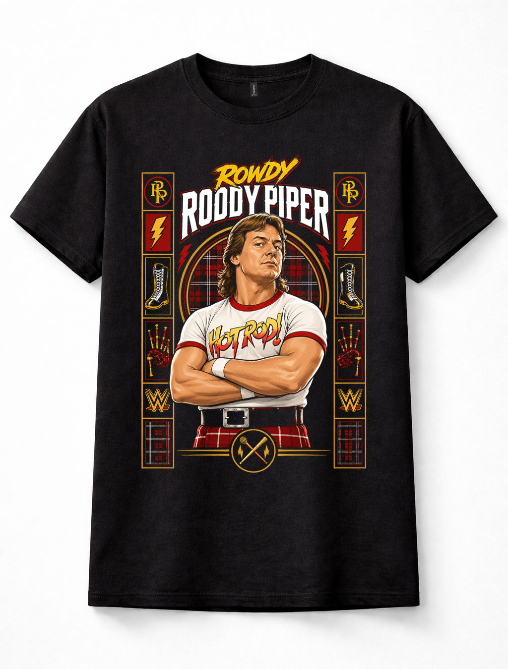 Rowdy Roddy Piper WWE Hot Rod Wrestling Scottish Legend Unisex T-Shirt