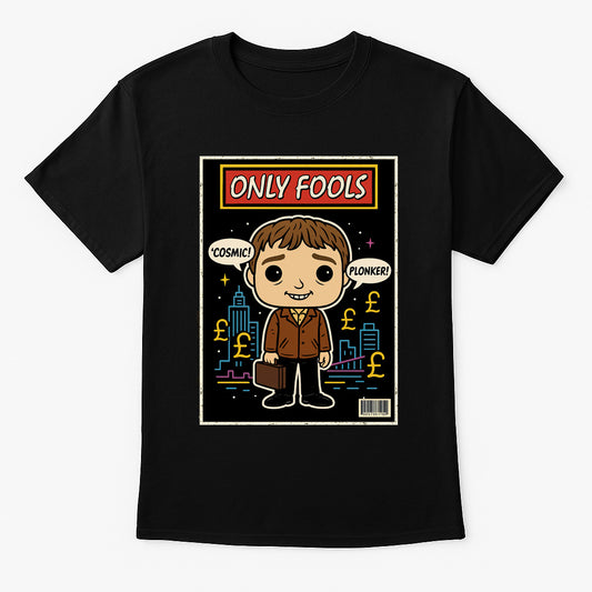 Rodney “Cosmic Plonker” T-Shirt – Only Fools and Horses Retro Cartoon Tee