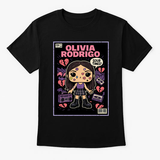 Olivia Rodrigo Good 4 U Pop Punk Funko Pop Style Unisex T-Shirt