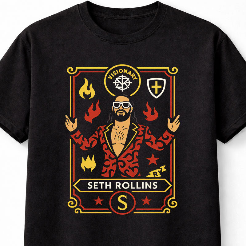 Seth Rollins Visionary Wrestling Adults & Kids Unisex T-Shirt