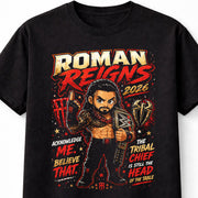 Roman Reigns Tribal Chief Acknowledge Me WWE Champion Wrestling Unisex T-Shirt