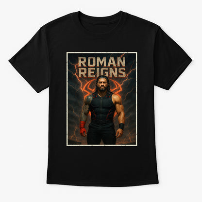 Roman Reigns “Power of the Tribal Chief” Wrestling T-Shirt — Lightning Reign Edition