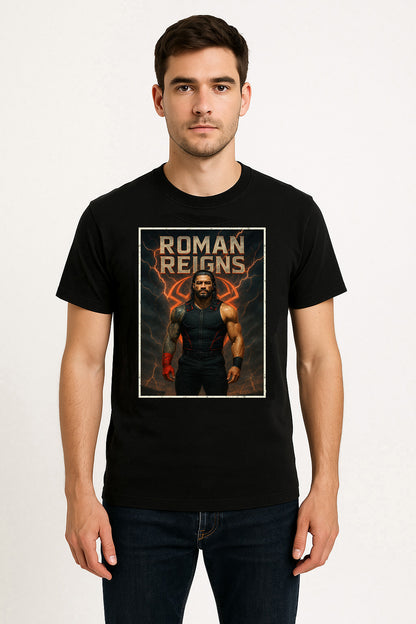 Roman Reigns “Power of the Tribal Chief” Wrestling T-Shirt — Lightning Reign Edition