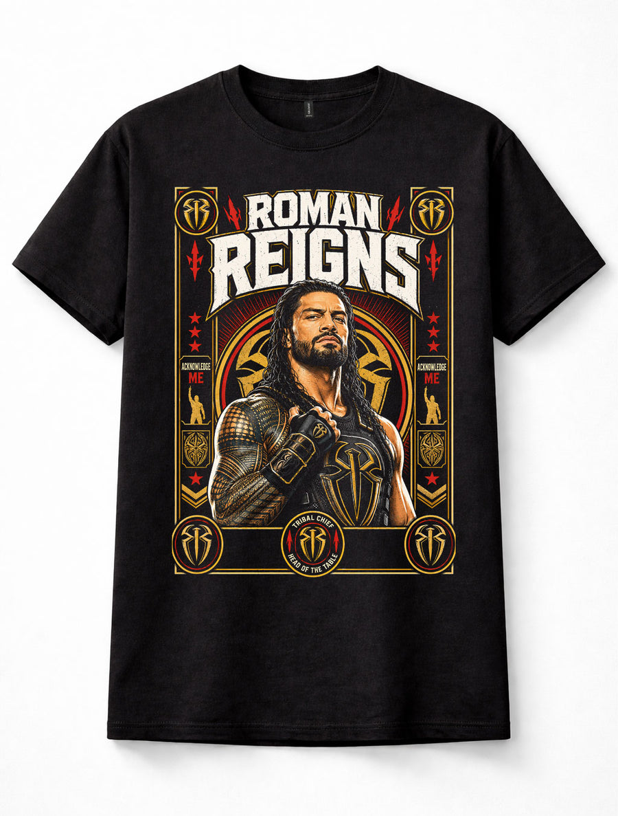Roman Reigns WWE Tribal Chief Head of the Table Unisex T-Shirt