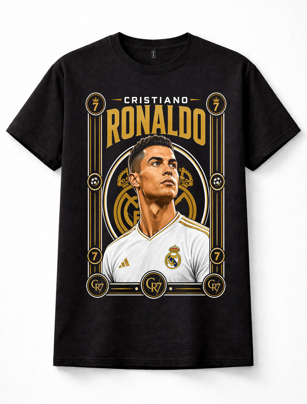 Cristiano Ronaldo Real Madrid CR7 Number 7 Portugal Football Legend Unisex T-Shirt