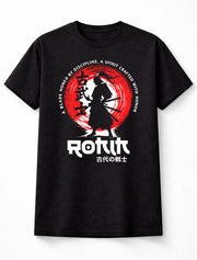 Samurai Ronin Warrior Graphic Unisex T Shirt Japanese Sword Art Adults & Kids Unisex T-Shirt