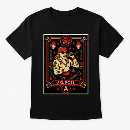 Guns N’ Roses Axl Rose Retro Rock Unisex T-Shirt Classic Band Tee
