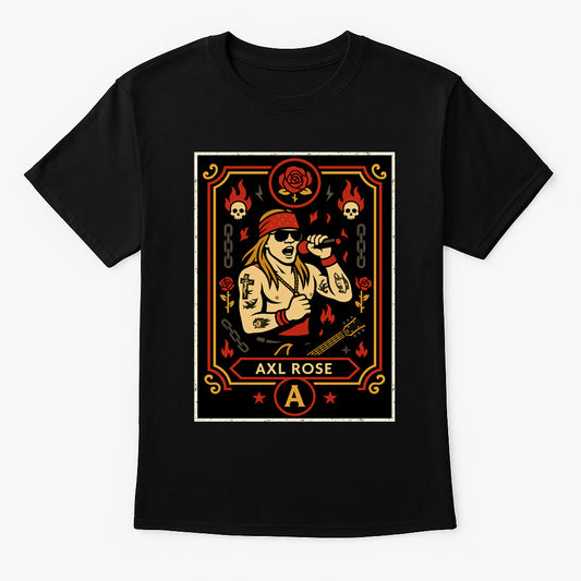 Guns N’ Roses Axl Rose Retro Rock Unisex T-Shirt Classic Band Tee