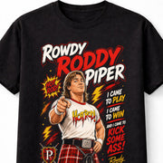 Rowdy Roddy Piper Hot Rod Wrestling Legend Graphic Unisex T-Shirt