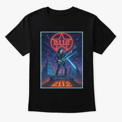Rush – 2112 Unisex T-Shirt Progressive Rock Band Merch Tee