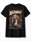Rockabilly Skeleton Hot Rod Rock N Roll Retro Graphic Unisex T-Shirt