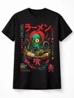 Ramen Cthulhu Octopus Kaiju Japanese Horror Manga Unisex T-Shirt