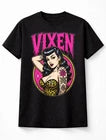 Vixen Rockabilly Pin Up Tattoo Leopard Print Graphic Unisex T-Shirt