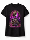 Memento Mori Skeleton Gothic Rose Dark Fantasy Graphic Unisex T-Shirt