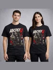 ABCDEFU Skeleton Rock Metal Gothic Graphic Unisex T-Shirt