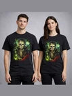 Frankenstein Monster Skeleton Gothic Horror Halloween Unisex T-Shirt