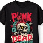 Punk Is Not Dead Skull Mohawk Punk Rock Music Fan Unisex T-Shirt