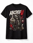 ABCDEFU Skeleton Rock Metal Gothic Graphic Unisex T-Shirt
