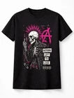 Punk Skeleton Mohawk Skull Anarchy Nothing Left To Lose Unisex T-Shirt