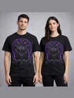 Owl Witchcraft Occult Moon Gothic Raven Black Unisex T-Shirt