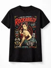 Rockabilly Pin Up Hot Rod Retro Rock N Roll Graphic Unisex T-Shirt