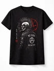 Punk Skeleton Anarchy Skull Gothic Horror Rock Unisex T-Shirt