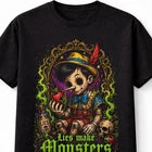 Puppet Pinocchio Lies Make Monsters Gothic Horror Fantasy Unisex T-Shirt
