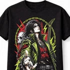 Anime Rock Metal Guitar Skull Punk Graphic Music Fan Unisex T-Shirt