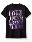 Dying to Meet You Grim Reaper Skull Gothic Horror Unisex T-Shirt