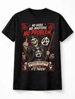 No Gods No Masters Punk Skull Anarchy Rebellion Graphic Unisex T-Shirt