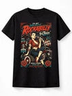 Rockabilly By Choice Pin Up Hot Rod Retro Tattoo Girl Graphic Unisex T-Shirt