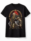 Viking Berserker Norse Warrior Raven Axe Valhalla Unisex T-Shirt