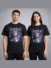 Moon Moth Fairy Skeleton Gothic Celestial Skull Unisex T-Shirt