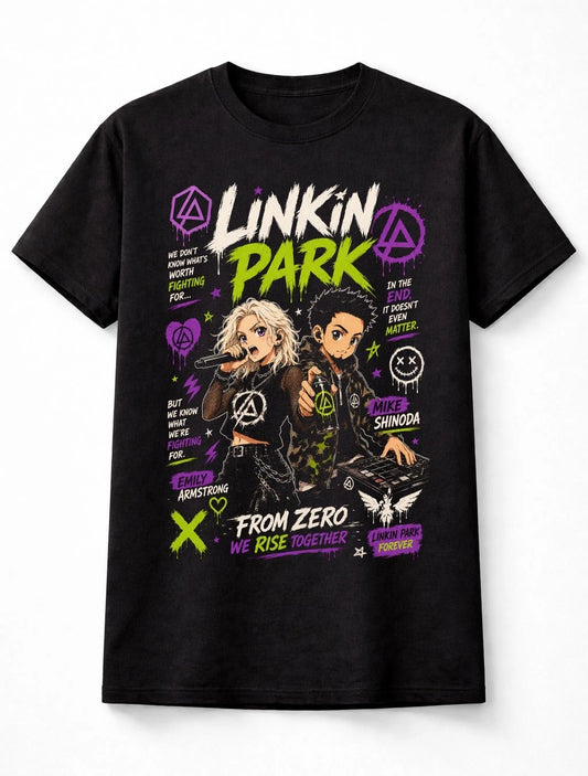 Linkin Park Mike Shinoda Emily Armstrong Graphic Unisex T-Shirt