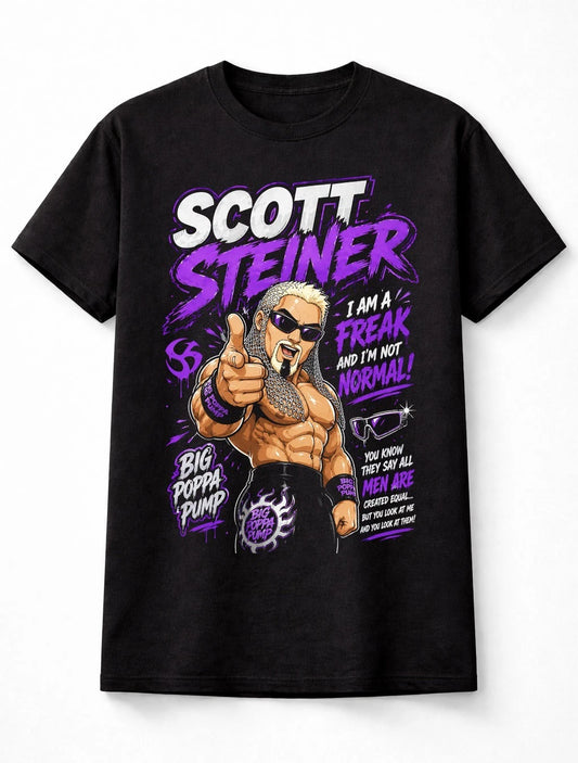 Scott Steiner Big Poppa Pump Wrestling Graphic Retro Unisex T-Shirt