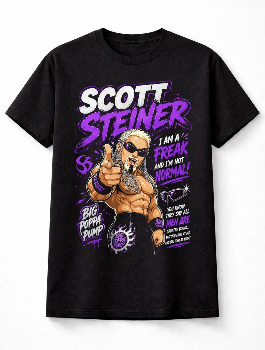 Scott Steiner Big Poppa Pump Wrestling Graphic Retro Unisex T-Shirt