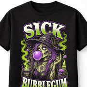 Sick Bubblegum Zombie Witch Halloween Gothic Horror Unisex T-Shirt
