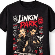Linkin Park Chester Bennington Mike Shinoda Rock Band Graphic Unisex T-Shirt