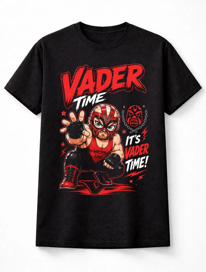 Vader It's Vader Time Wrestling Legend Retro Graphic Unisex T-Shirt