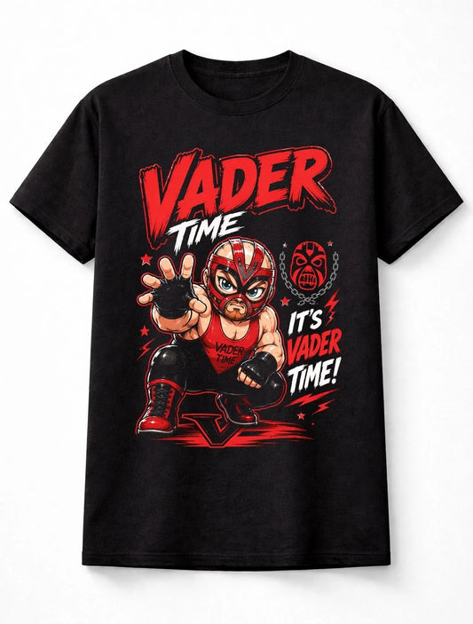Vader It's Vader Time Wrestling Legend Retro Graphic Unisex T-Shirt